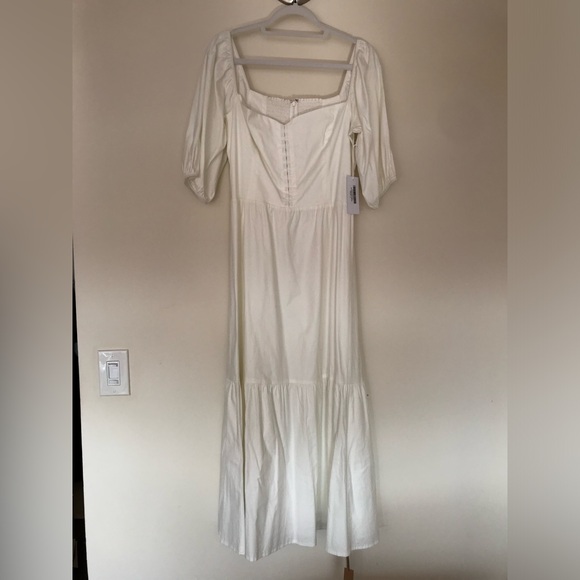 Reformation Rutherford Dress in White, Size 12 - Picture 2 of 3